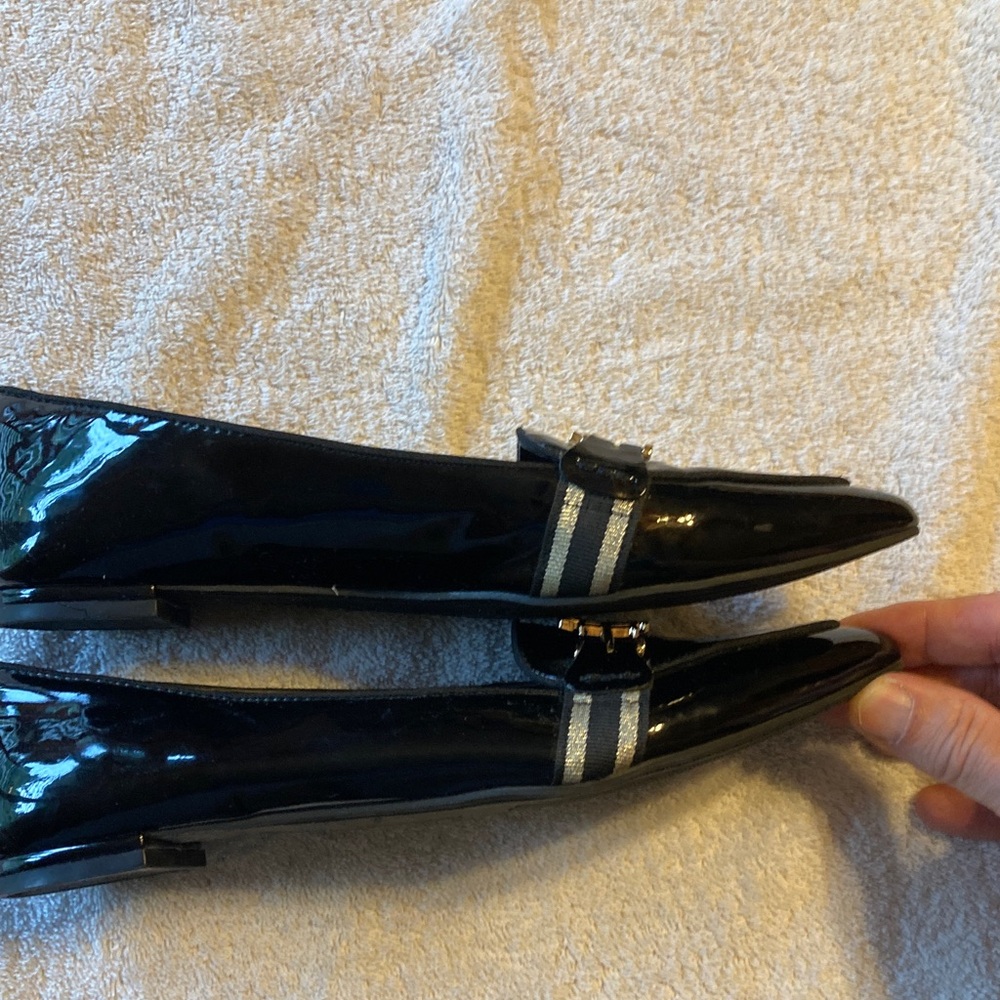 Tommy Hilfiger Patent Leather Black Women's Flats - Picture 3 of 7